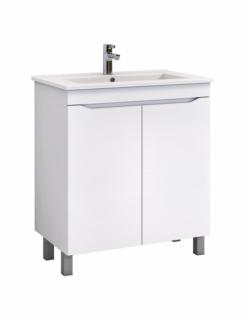 Тумба под раковину Vigo Grani tn.GRI.OSK.75.2D 75 см (белый) напольная