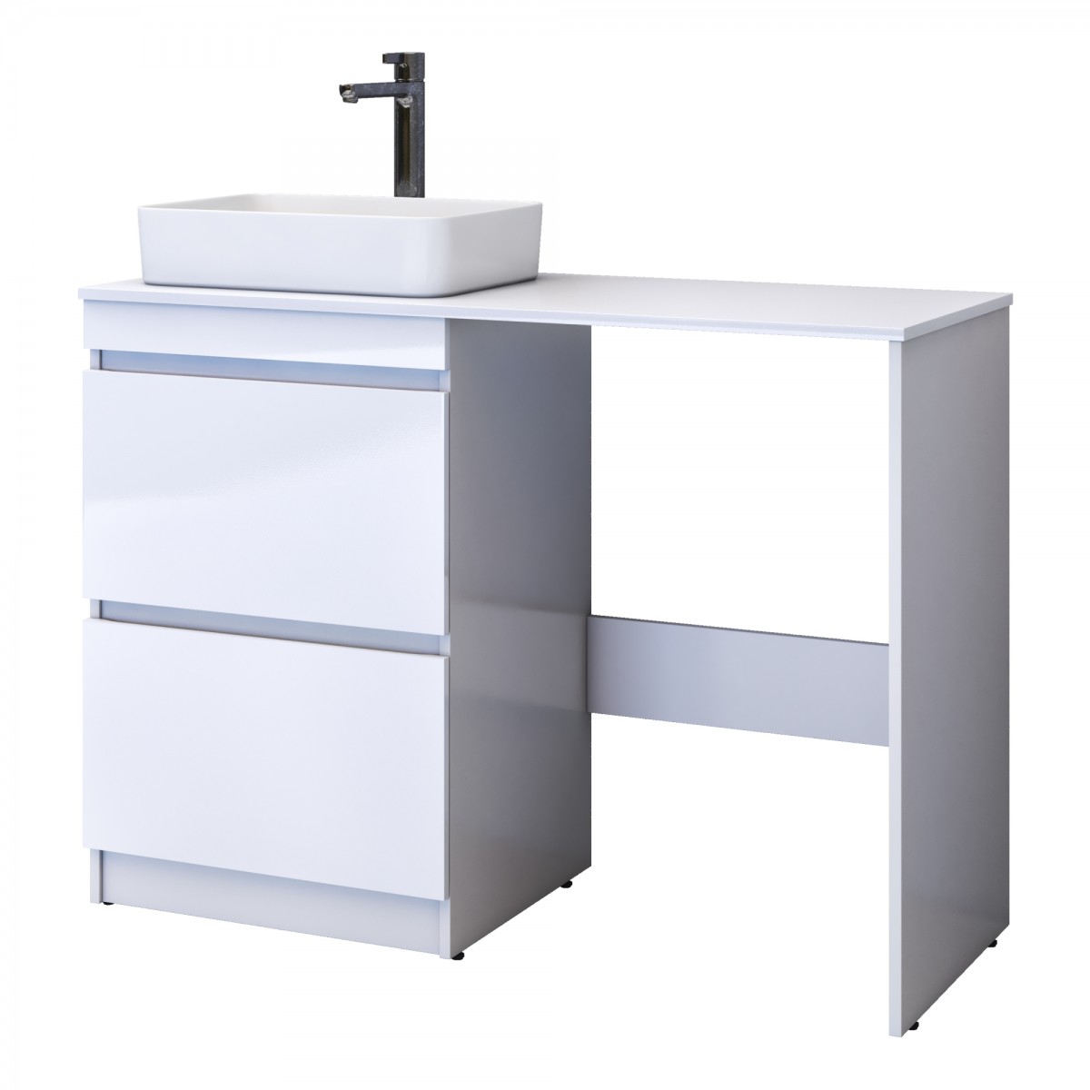 Тумба под раковину Vigo Urban tn.URB.60.2Y 60 см (белый) напольная