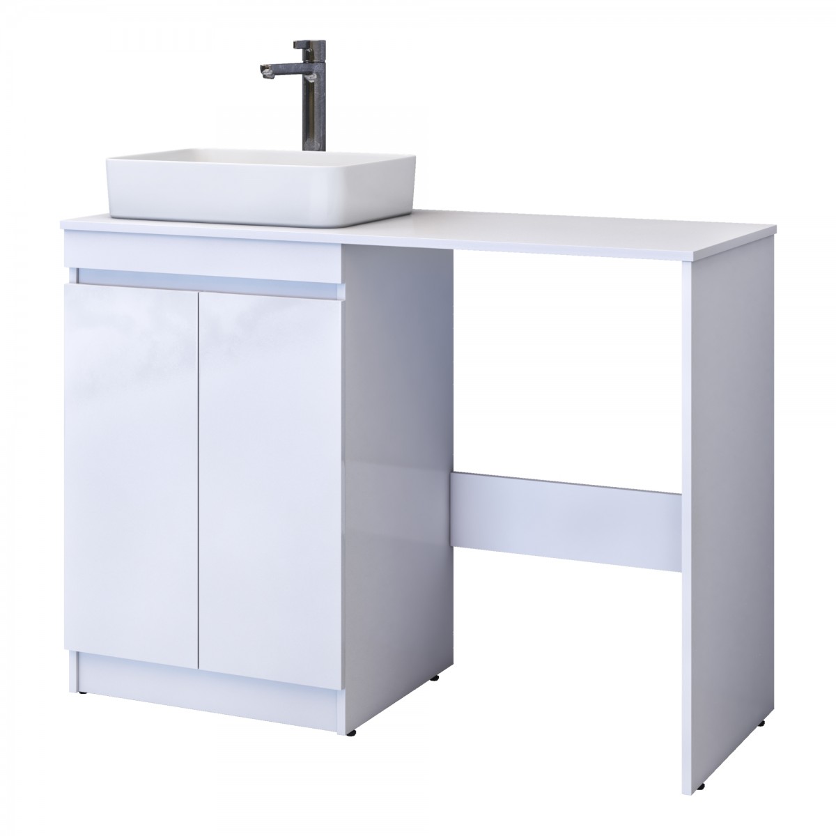 Тумба под раковину Vigo Urban tn.URB.60.2D 60 см (белый) напольная