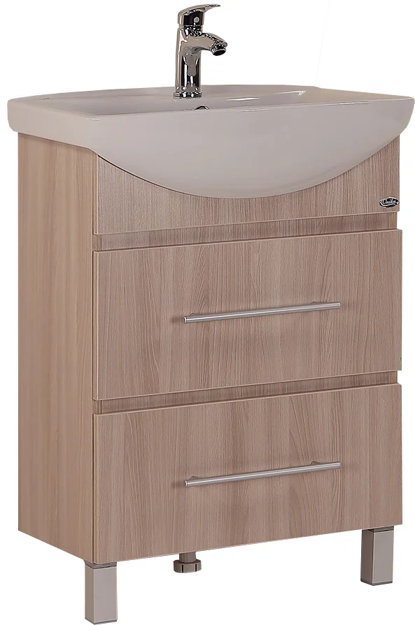 Тумба под раковину Onika Дельта 107032 70 см (ясень шимо) напольная