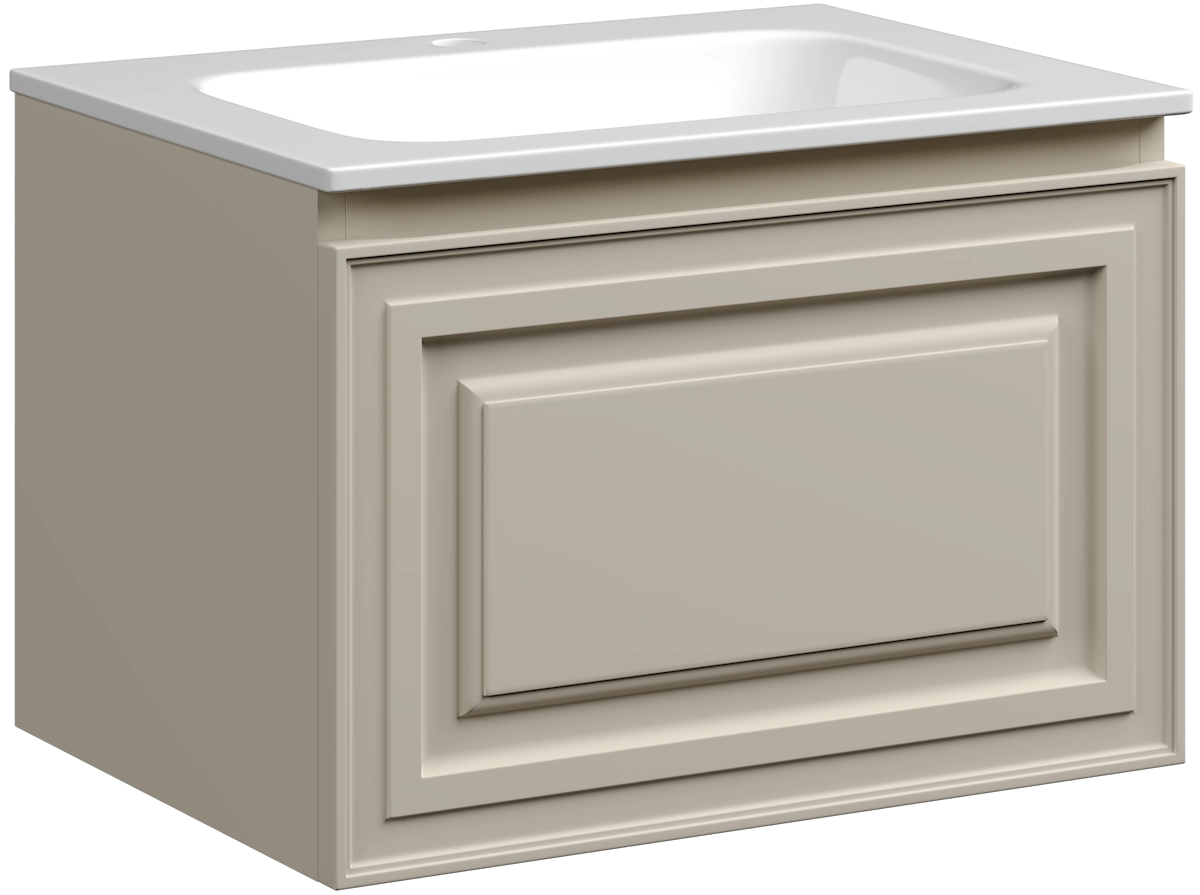 Тумба под раковину Sancos Very VR60CE 60 см (бежевый матовый) подвесная