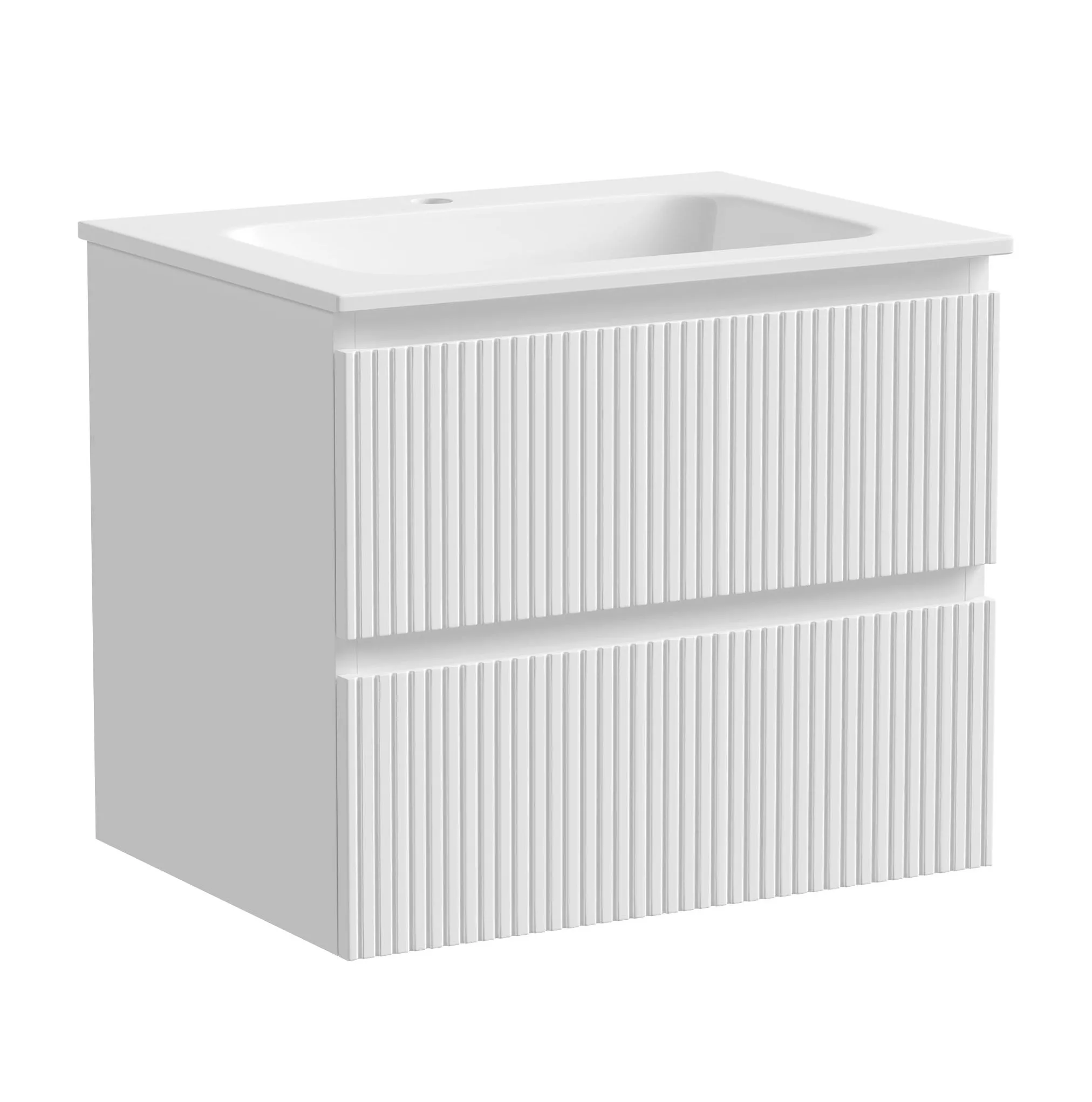 Тумба под раковину Sancos Snob T SNT60W 60 см (белый матовый) подвесная