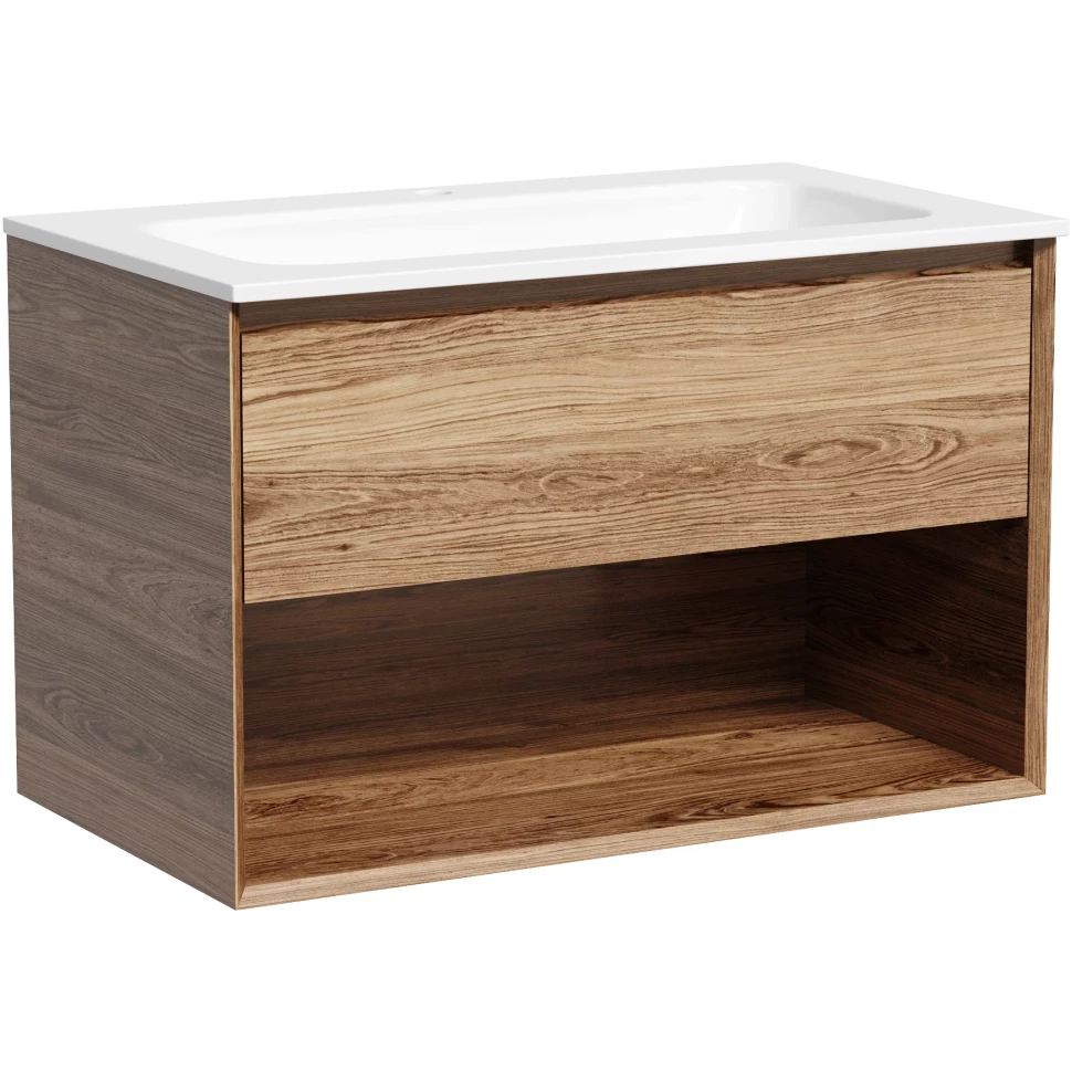 Тумба под раковину Sancos Marmi 1.0 MR1.080ECH 79 см (дуб чарльстон) подвесная