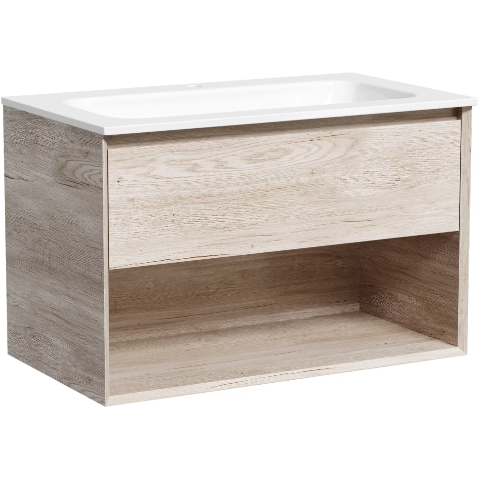 Тумба под раковину Sancos Marmi 1.0 MR1.080EG 79 см (дуб галифакс) подвесная