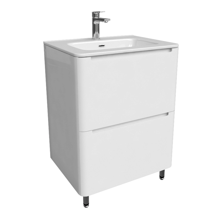 Тумба с раковиной IDDIS Edifice EDI60WFi95K 60 см (белый) напольная