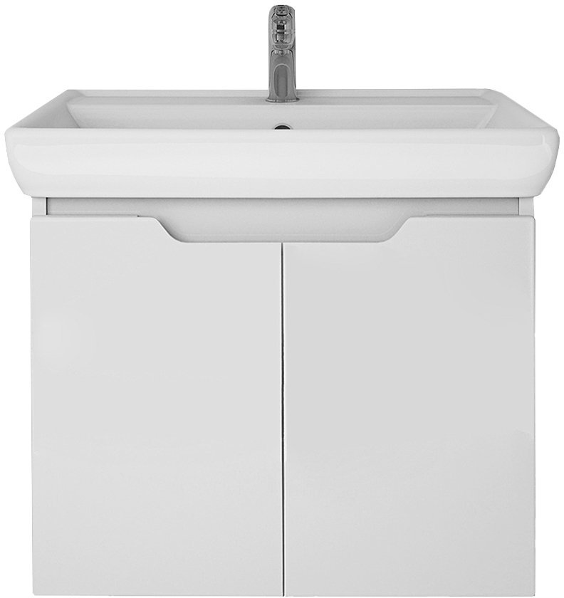 Тумба под раковину Dreja Q(D) 60 см (белый) подвесная