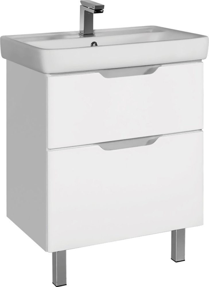 Тумба под раковину Dreja Q Plus 60 см (белый) напольная