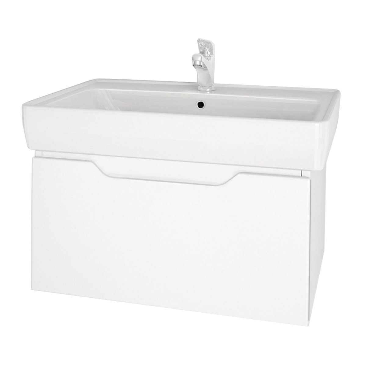 Тумба под раковину Dreja Tiny 60 см (белый) подвесная