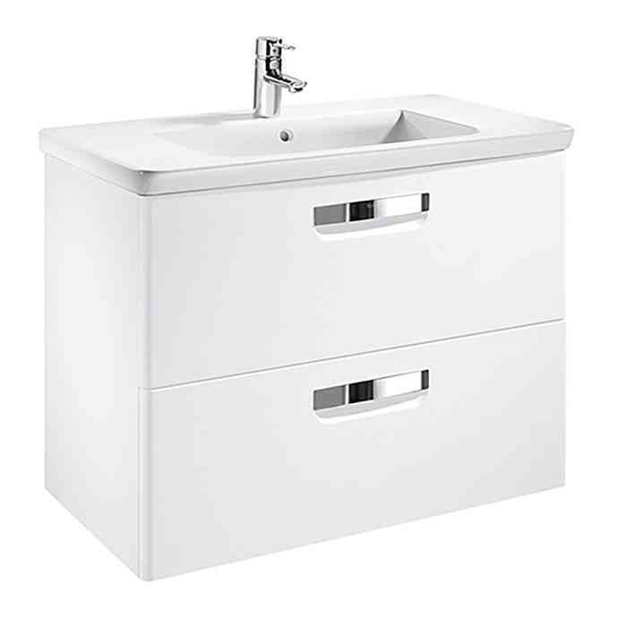 Тумба под раковину Roca The Gap 60 см (белый глянец) ZRU9302879