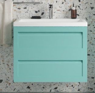 Тумба под раковину Art&Max Platino AM-Platino-750-2C-SO-MM 75 см (светло-зеленый матовый)