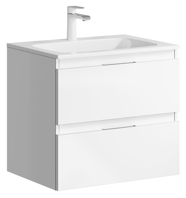 Тумба под раковину Aqwella Accent ACC0106W 60 см (белый) подвесная