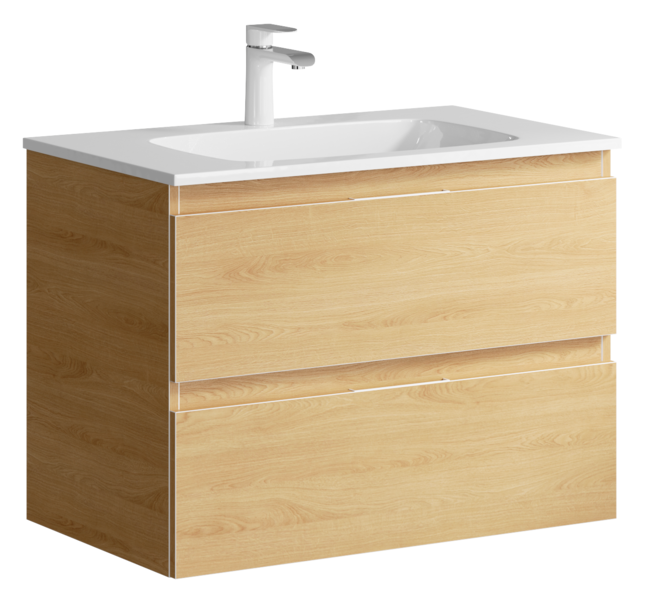 Тумба под раковину Aqwella Accent ACC0175DZ 75 см (дуб золотой) подвесная