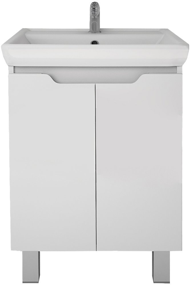 Тумба под раковину Dreja Q Plus (D) 60 см (белый) напольная