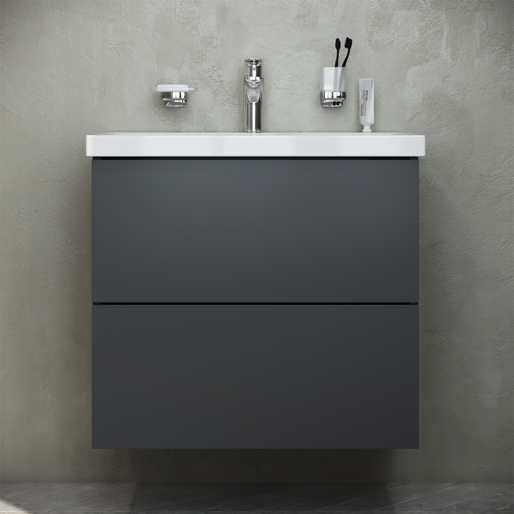Тумба под раковину AM.PM Gem M90FHX06022GM 60 см (графит матовый) подвесная