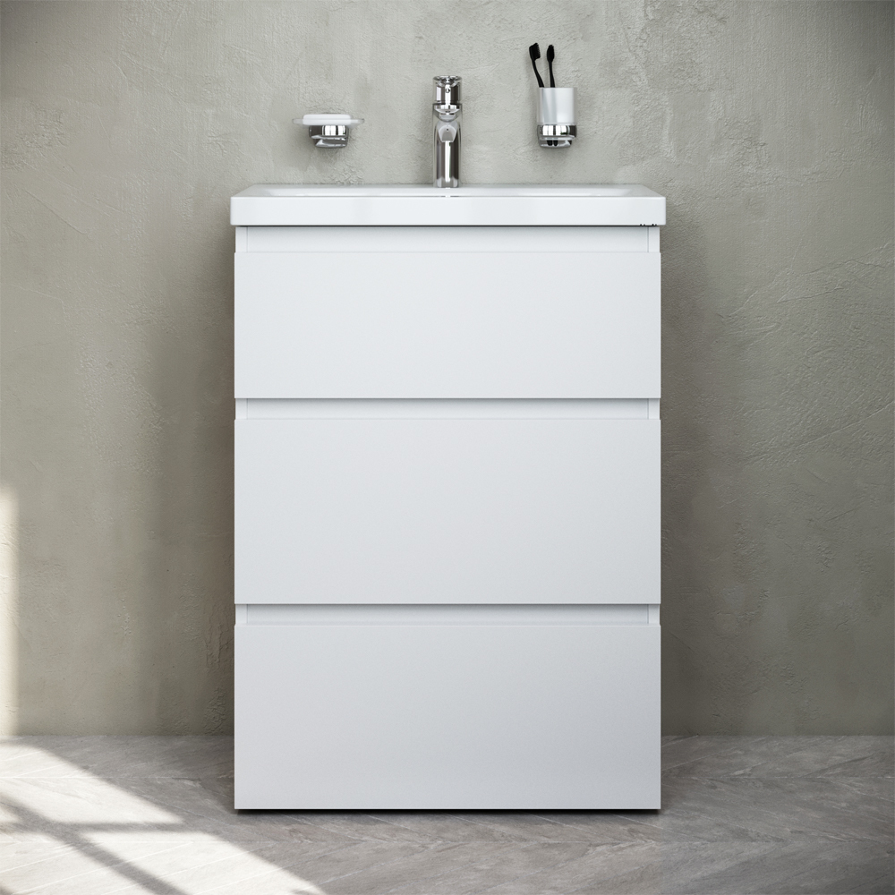 Тумба под раковину AM.PM Gem S M91FSX0602WG 60 см (белый) напольная