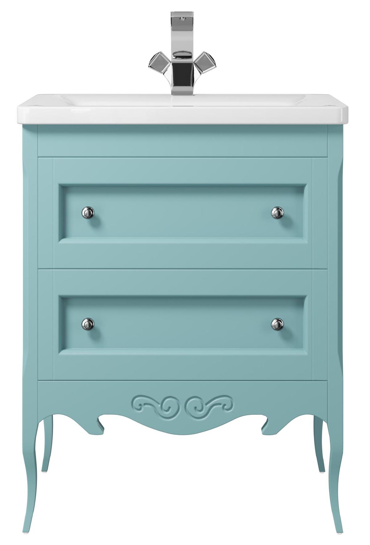 Тумба под раковину Creto Viva Blue 66 13-1007B