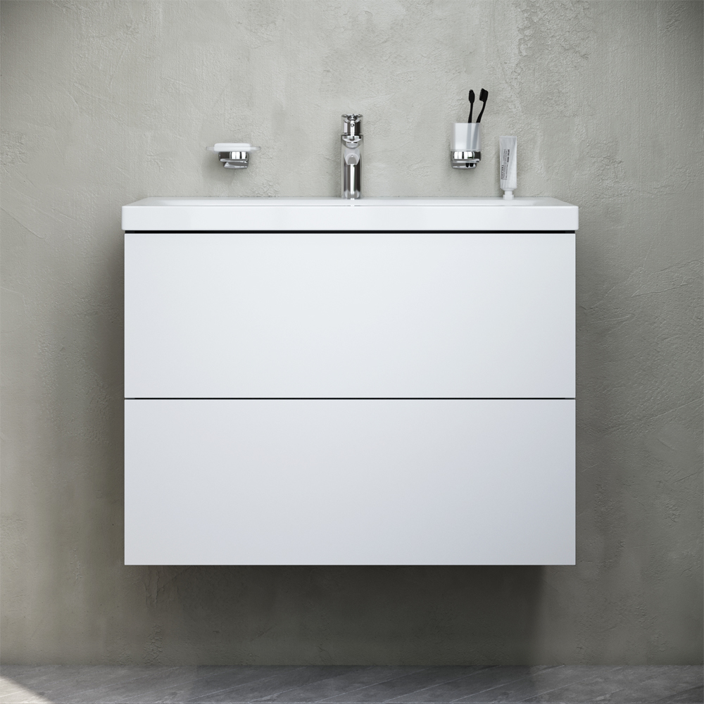 Тумба под раковину AM.PM Gem M90FHX07522WG 75 см (белый) подвесная