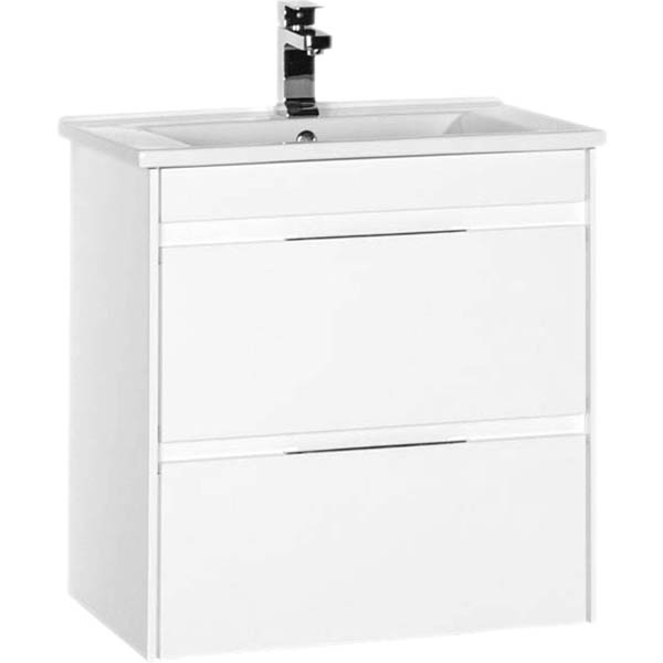 Тумба под раковину Aquanet Тулон 65 см (белый ) подвесная