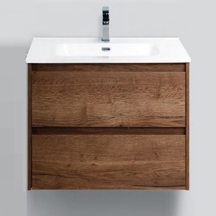 Тумба под раковину Belbagno KRAFT-600-2C-SO-RT 60 cм (коричневый) подвесная