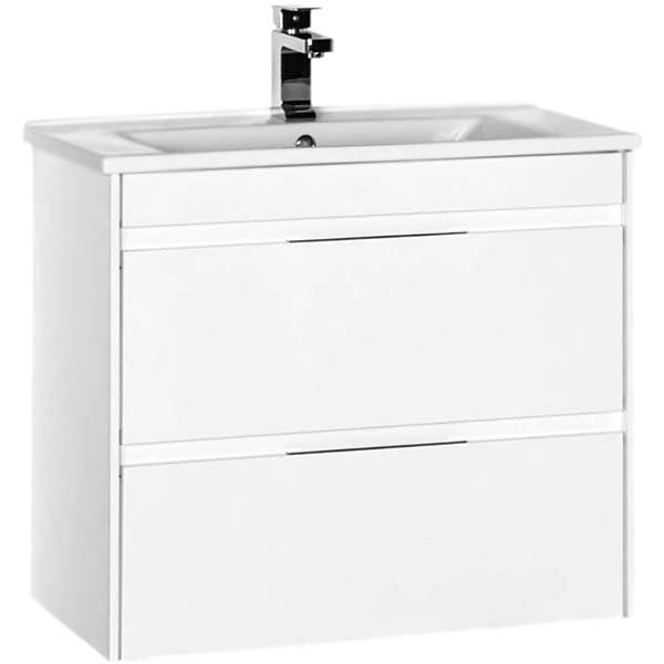 Тумба под раковину Aquanet Тулон 75 см (белый ) подвесная