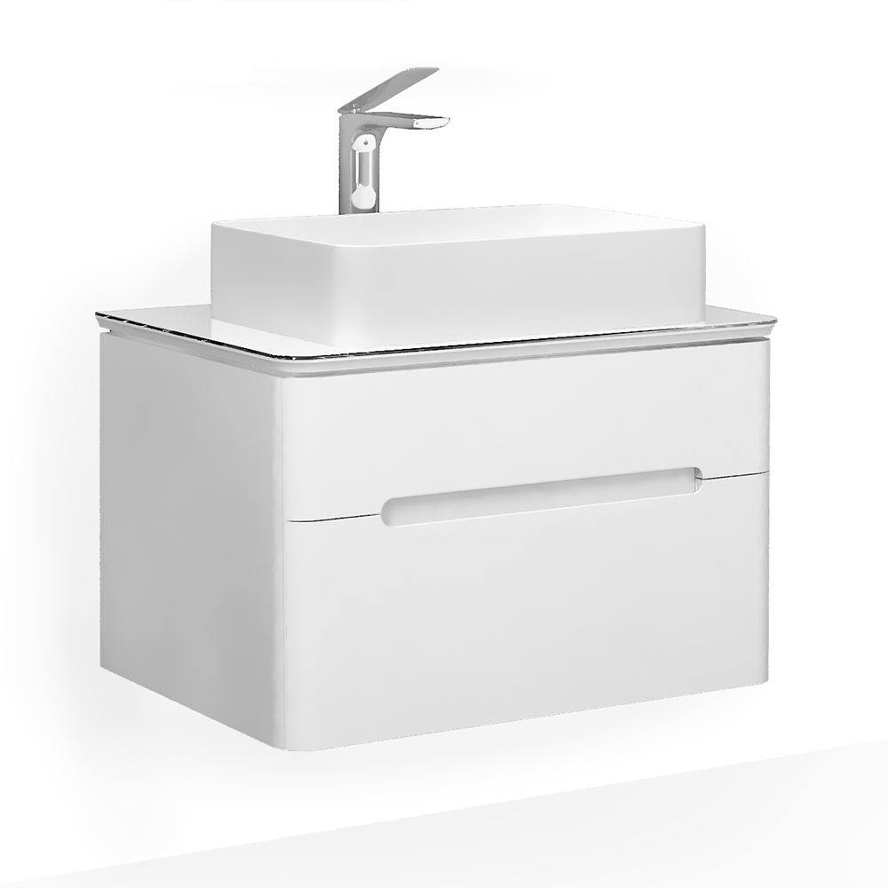 Тумба под раковину Jorno Bosko Bos.01.75/P/W 75 см (белый)