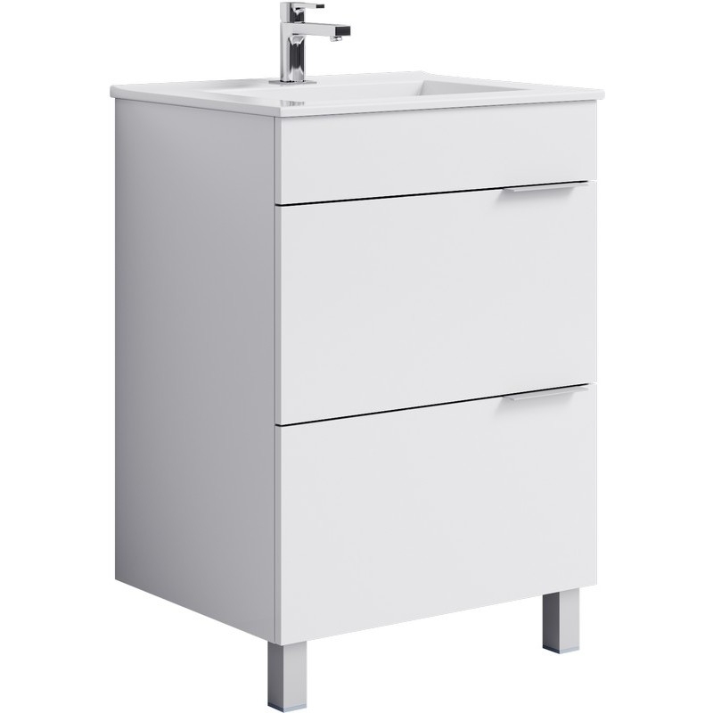 Тумба под раковину Aqwella Бриг Br.01.07/2/W 75 см (белый) напольная