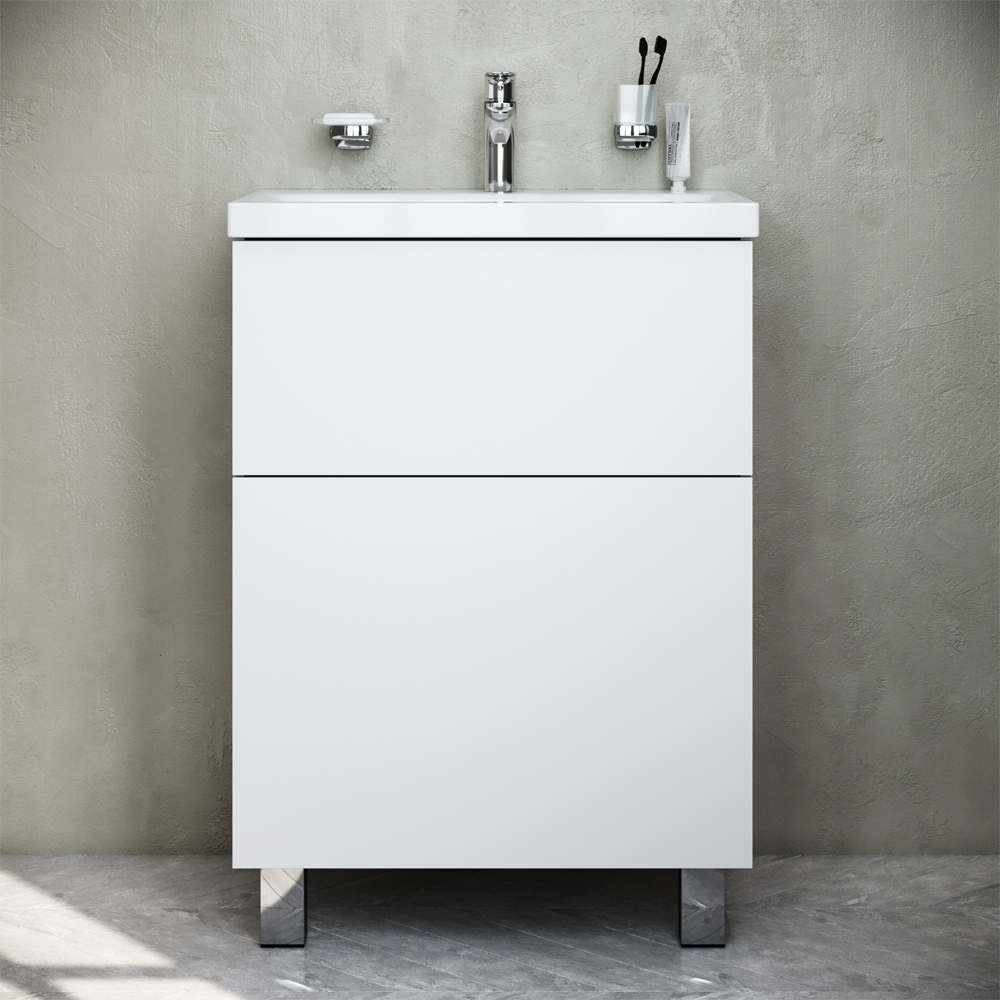 Тумба под раковину AM.PM Gem M90FSX06022WG32 60 см (белый) напольная