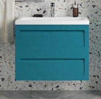 Тумба под раковину Art&Max Platino AM-Platino-750-2C-SO-TM 75 см (бирюзовый матовый)