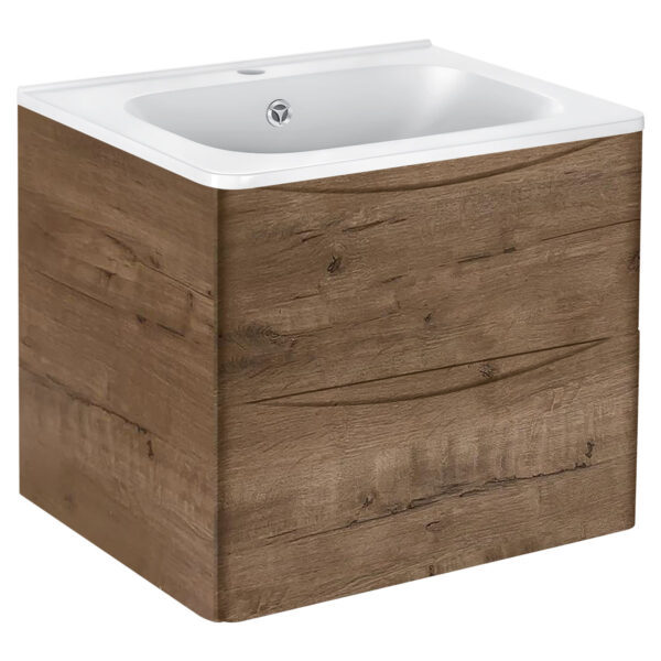 Тумба под раковину Vincea Paola VMC-2P600VO 60 cм (V.Oak) подвесная