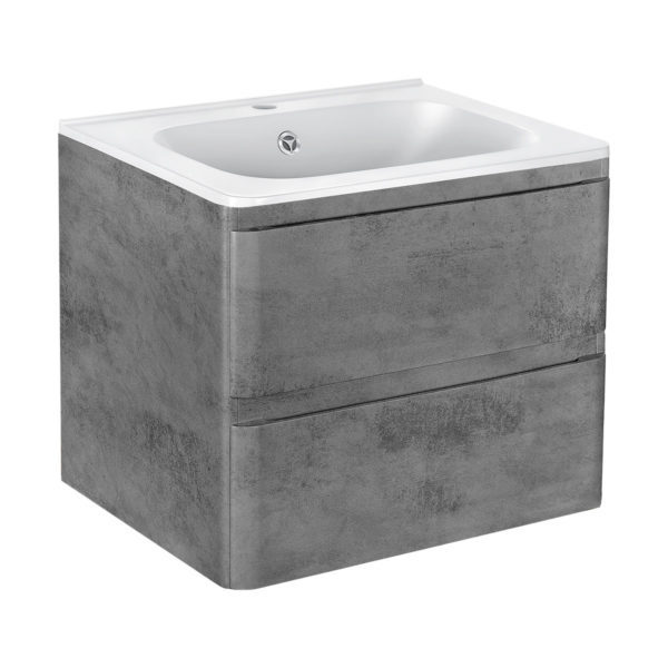 Тумба под раковину Vincea Vico VMC-2V600BT 60 см (Beton) подвесная