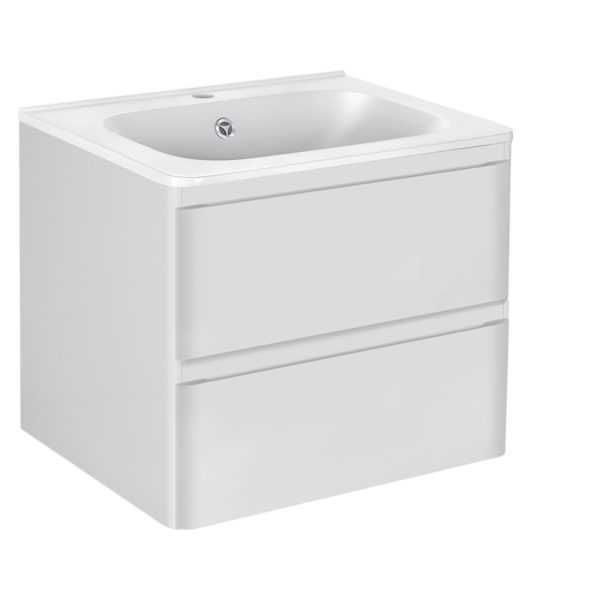Тумба под раковину Vincea Vico VMC-2V600GW 60 см (G.White) подвесная