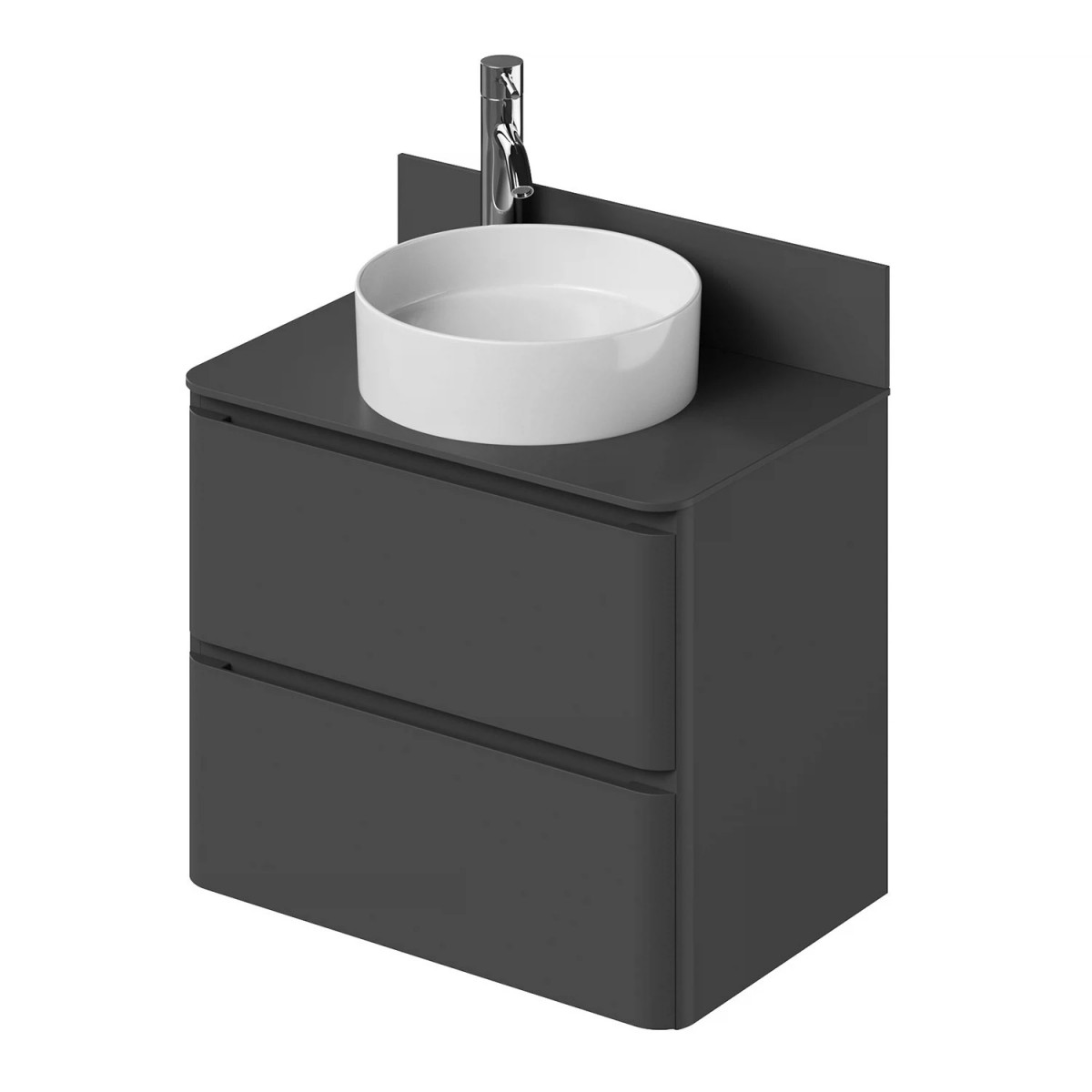 Тумба со столешницей Итана Roberto 4657810336193 70 см (графит) подвесная