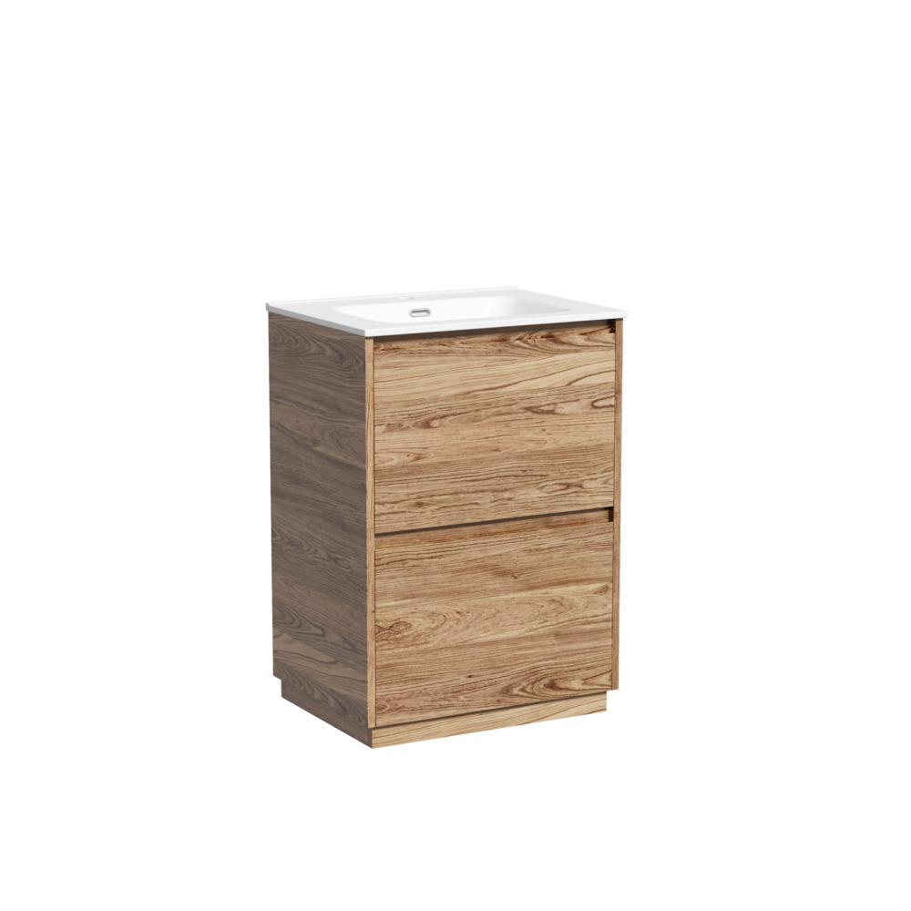 Тумба под раковину Sancos Libra Floor LB60FECH 60 см (дуб чарльстон) напольная