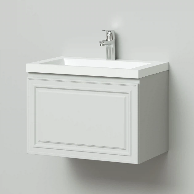 Тумба с раковиной Итана Verona 4656755756455 60 см (керамик) подвесная