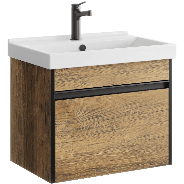 Тумба под раковину Aqwella Urban URB0106DB 60 см (дуб балтийский) подвесная