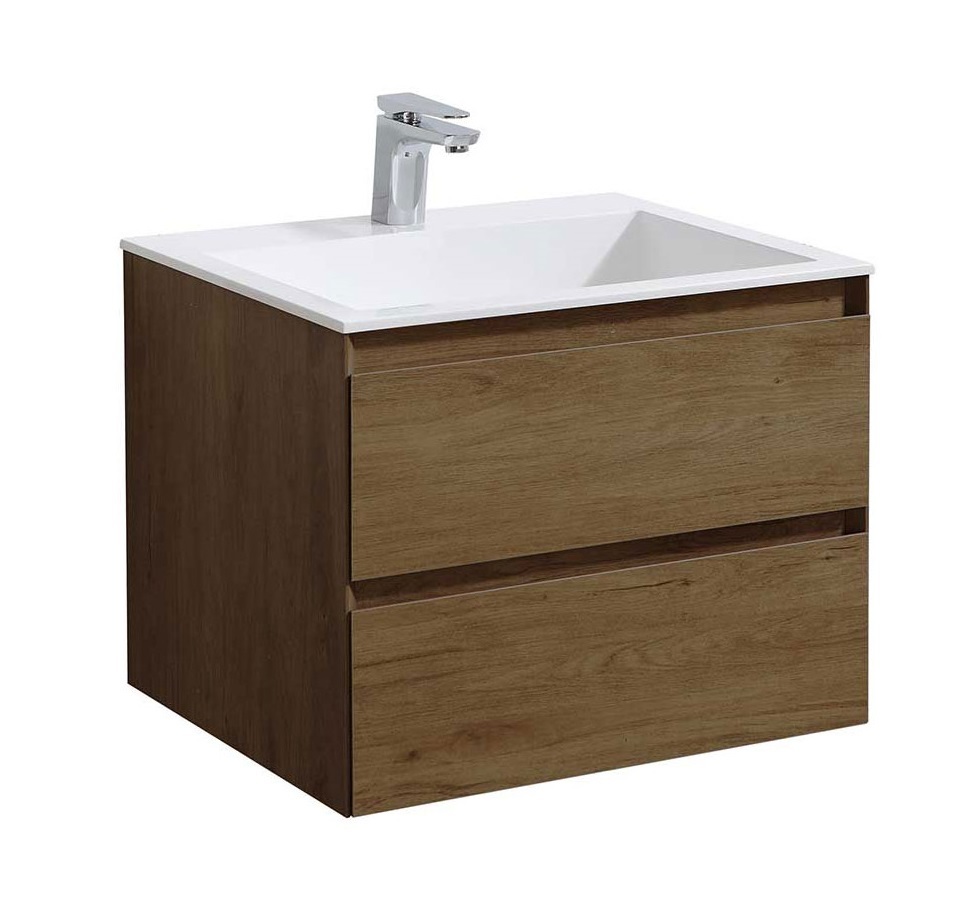 Тумба под раковину Vincea Luka VMC-2L600TO 60 cм (T.Oak) подвесная