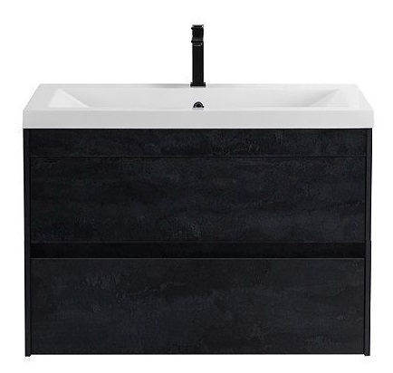 Тумба под раковину Art&Max Family Family-M-750-2C-SO-HC 75 см (угольный камень) подвесная