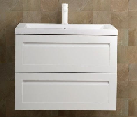 Тумба под раковину Art&Max Platino AM-Platino-600-2C-SO-BL-Cer 60 см (белый) подвесная