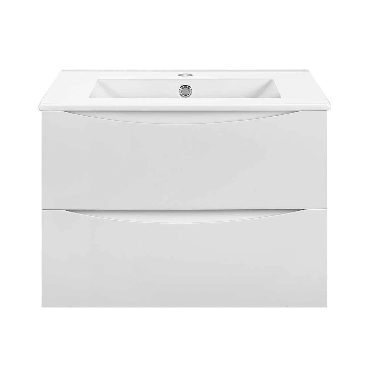 Тумба под раковину Vincea Mia Slim VMC-2MC700S1GW 70 cм (G.White) подвесная