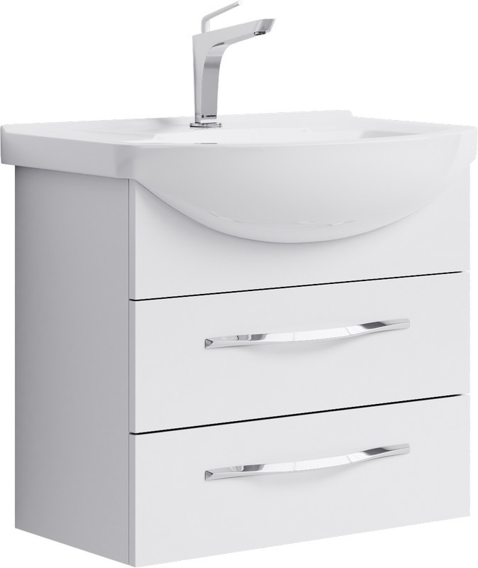 Тумба под раковину Aqwella Allegro Agr.01.06/2 65 см (белый) подвесная