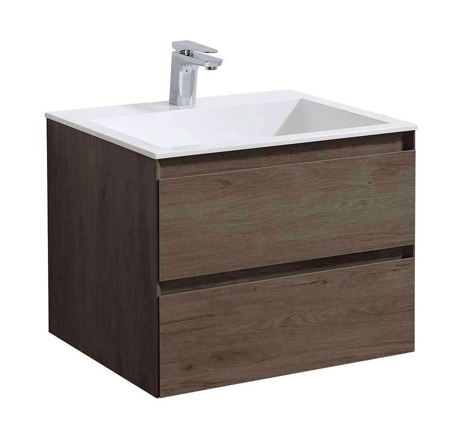 Тумба под раковину Vincea Luka VMC-2L600RO 60 cм (R.Oak) подвесная