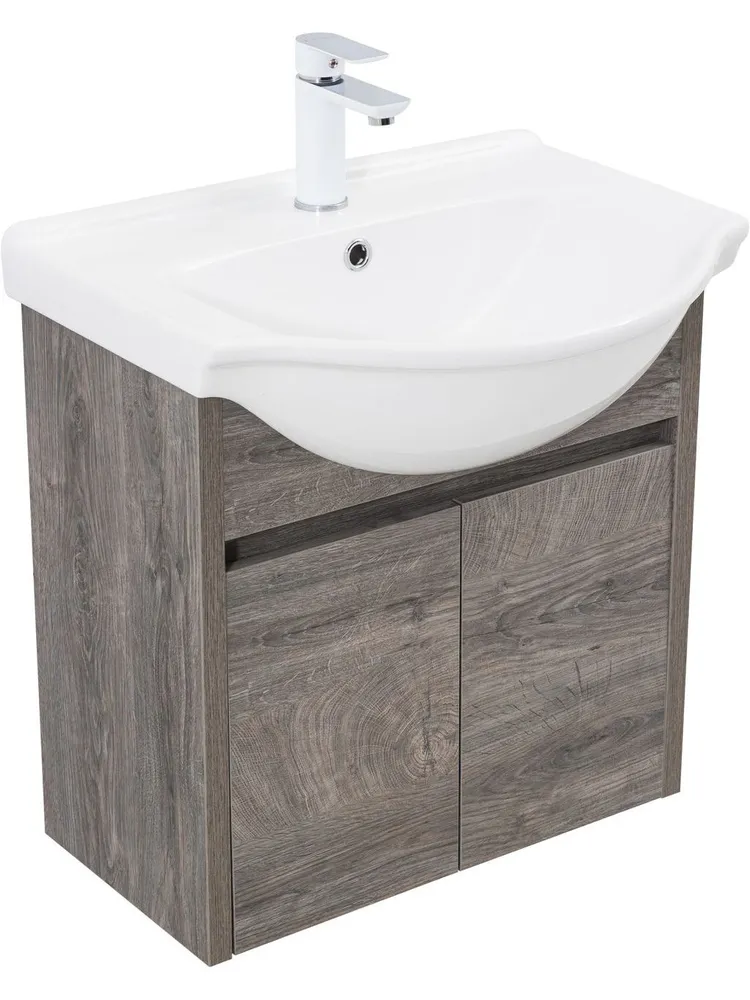 Тумба под раковину Aquanet Сидней 345120 60 см (дуб кантри рошелье) подвесная