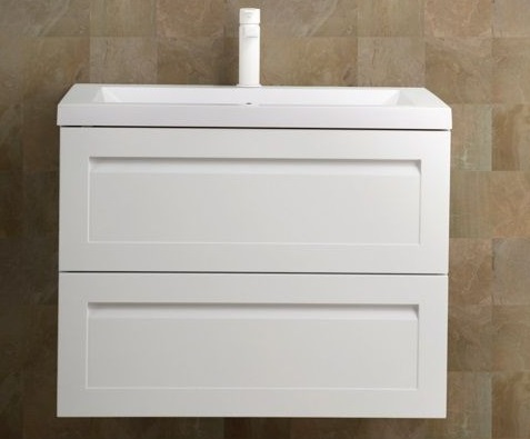 Тумба под раковину Art&Max Platino AM-Platino-600-2C-SO-BM-Cer 60 см (белый матовый) подвесная