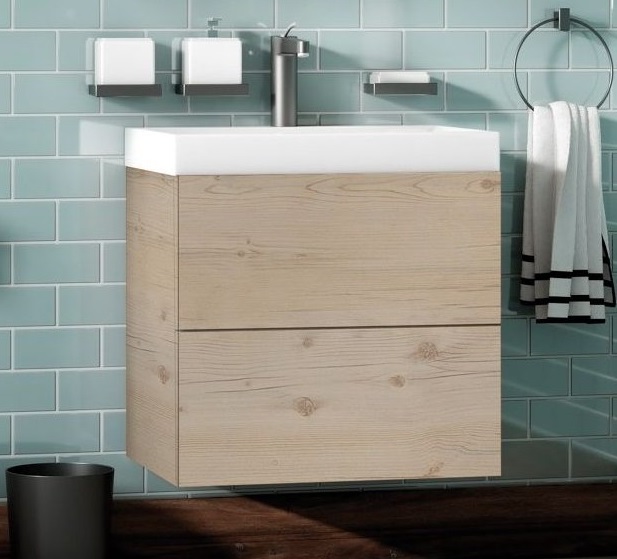 Тумба под раковину Art&Max Verona-Push AM-Verona-Push-700-2C-SO-GP-TS 70 см (гаскон пайн светлый) подвесная