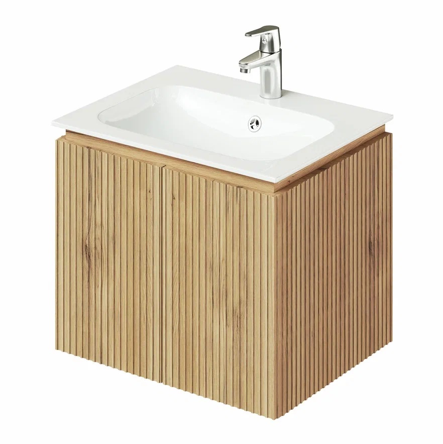 Тумба с раковиной Итана BAND 4657826222602 60 см (дуб мавелла голд) подвесная