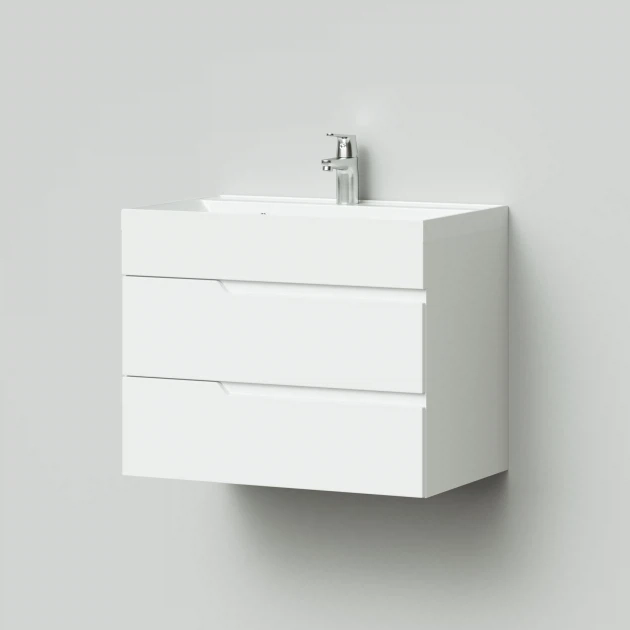 Тумба с раковиной Итана Alexa 4657784353868 70 см (белый) подвесная