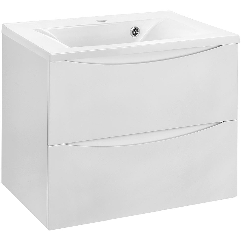 Тумба под раковину Vincea Mia VMC-2MA650GW 65 cм (G.White) подвесная