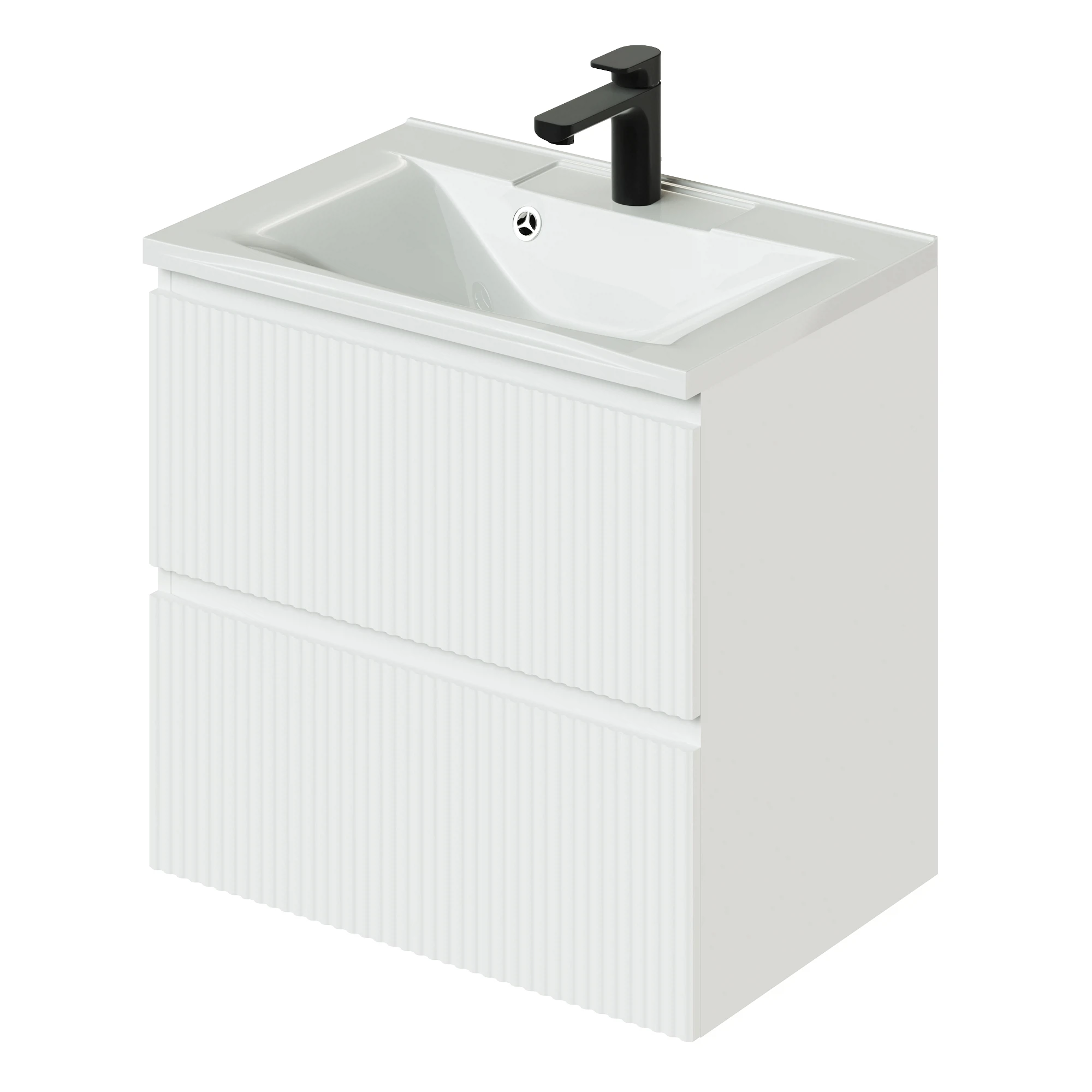 Тумба с раковиной Итана Kate 4657810331259 65 см (бланж) подвесная