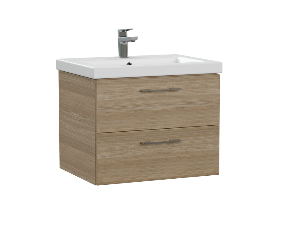 Тумба под раковину Cersanit Lara 60 64134 (орех) подвесная