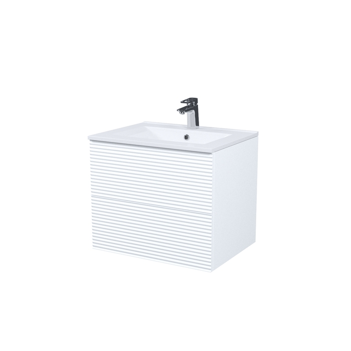 Тумба с раковиной IDDIS Bild BIL60W0i95K 60 см (белый) подвесная